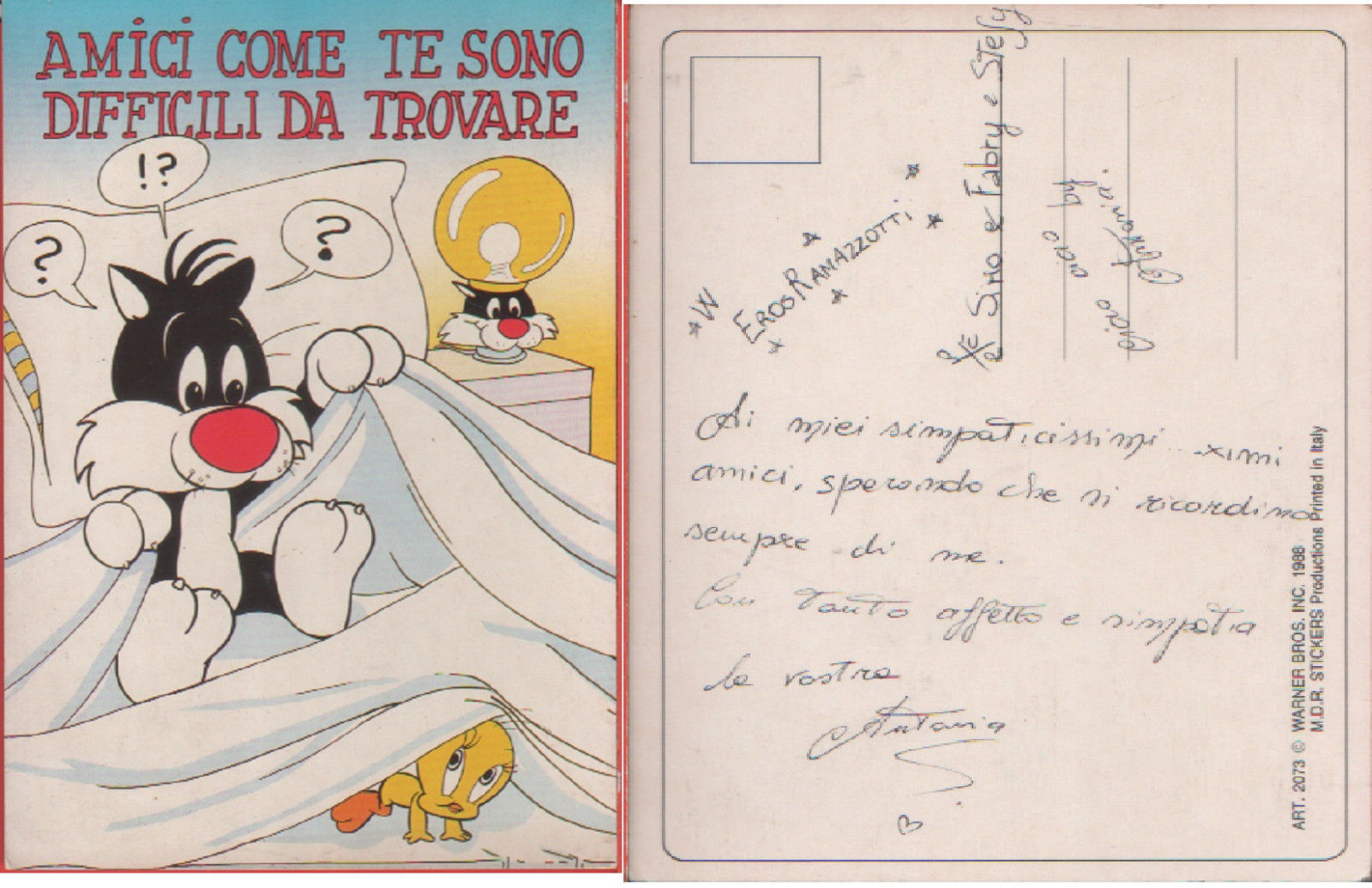 Amici come te sono difficili da trovare. Non viaggiata