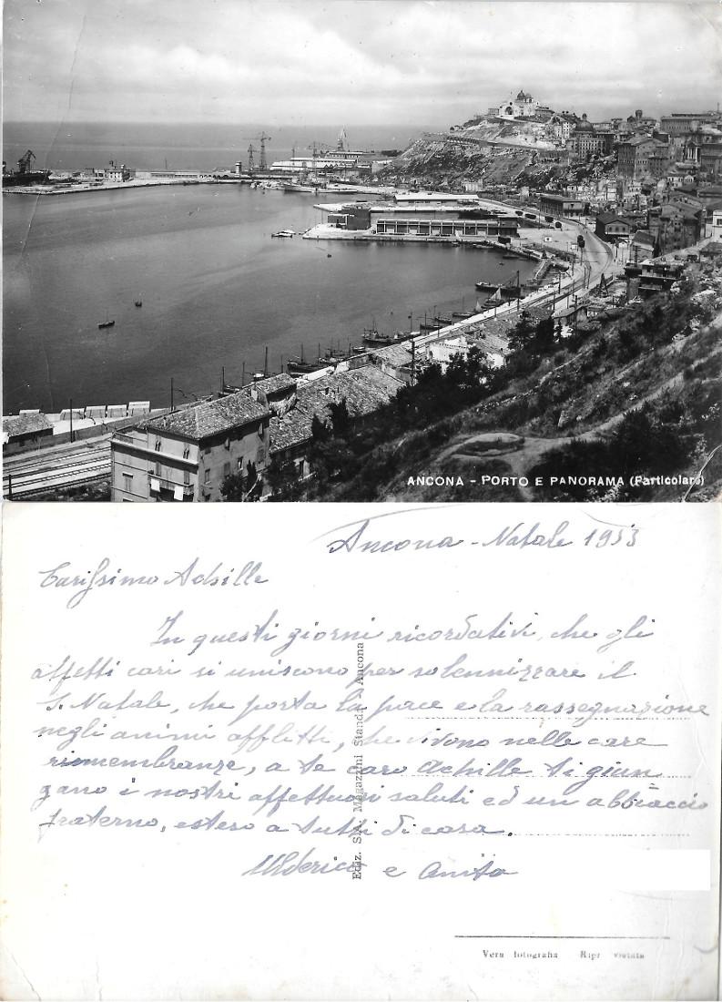 Ancona. Porto. Viaggiata 1953