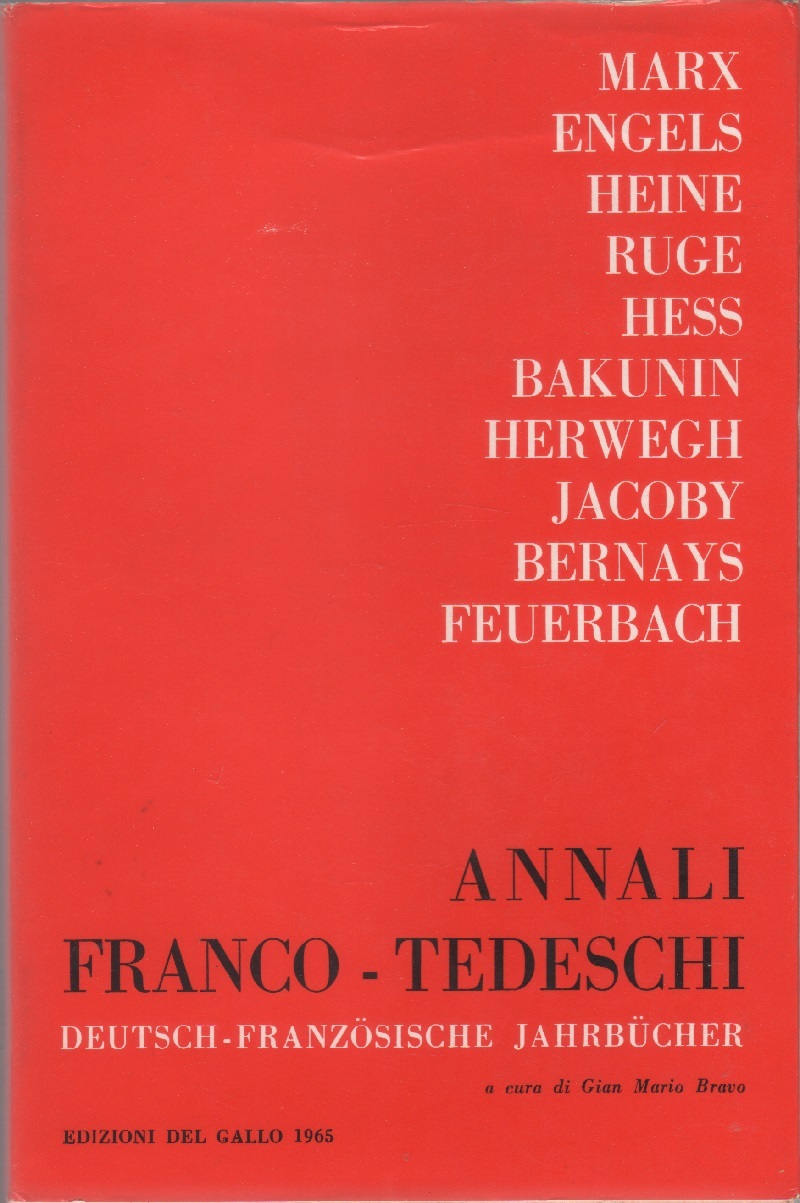 Annali Franco-Tedeschi. Deutsch-franzosische jahrbucher