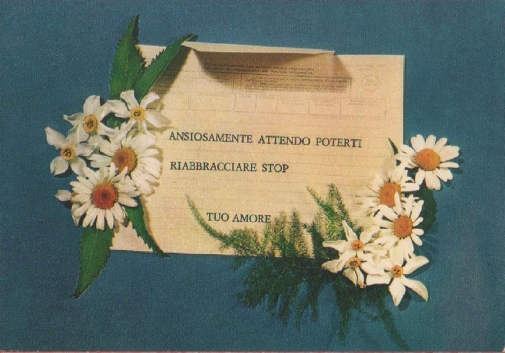 Ansiosamente attendo poterti riabbracciare stop. Non viaggiata