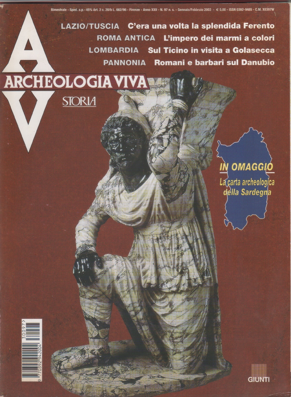 Archeologia Viva n. 97 - gennaio/febbraio 2003
