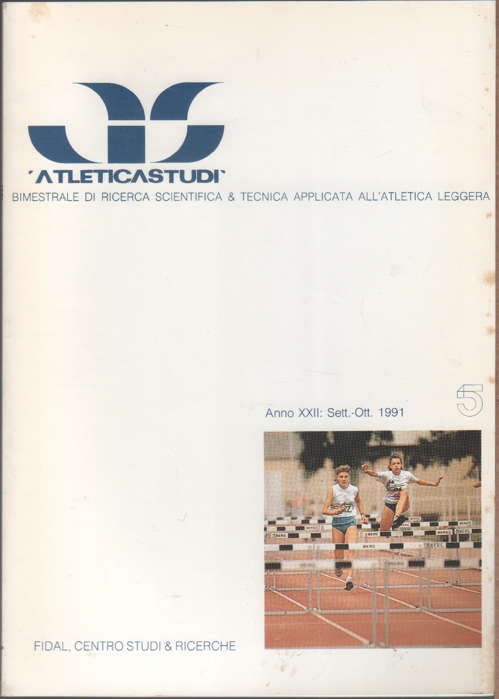 AS. Atletica studi. Anno XXII. Settembre/ottobre 1991