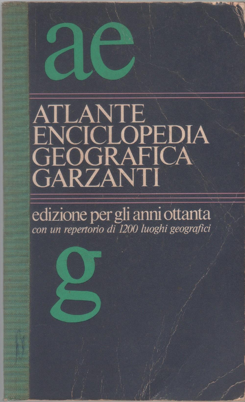 Atlante Enciclopedia Geografica Garzanti Ed. 1979