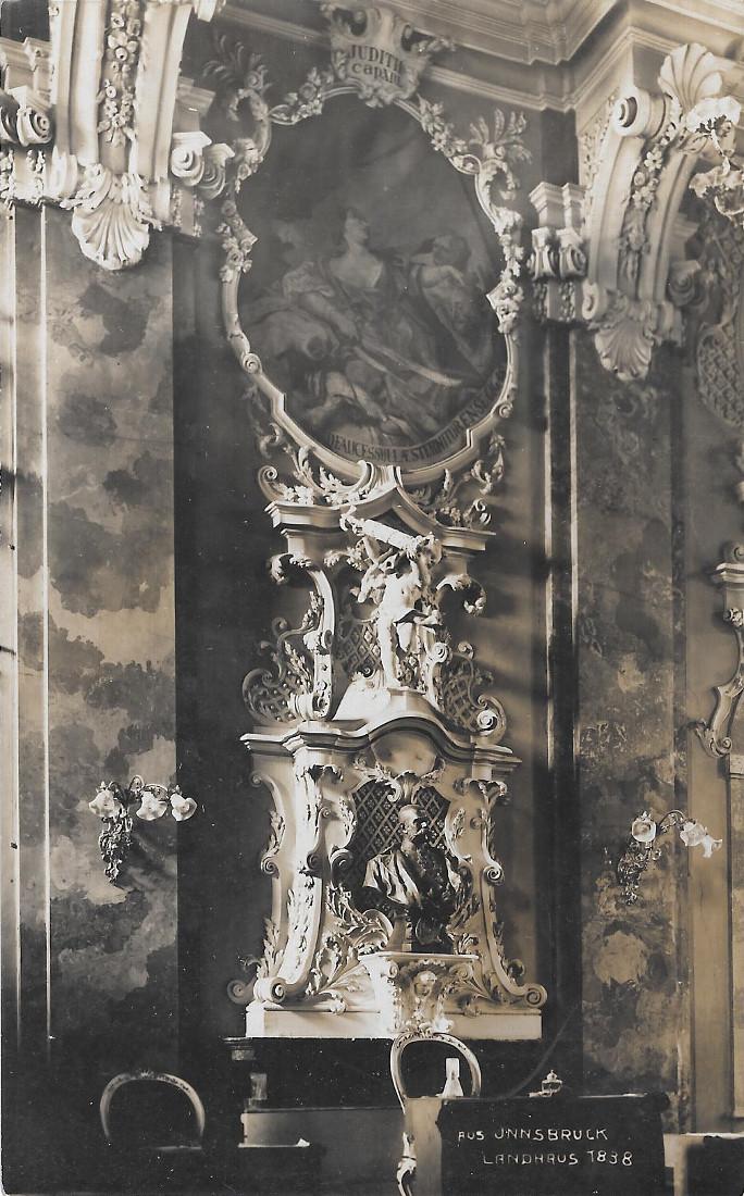 Aus Jnnsbruck Landhaus 1838 (Hall Tirol 1913). Non viaggiata