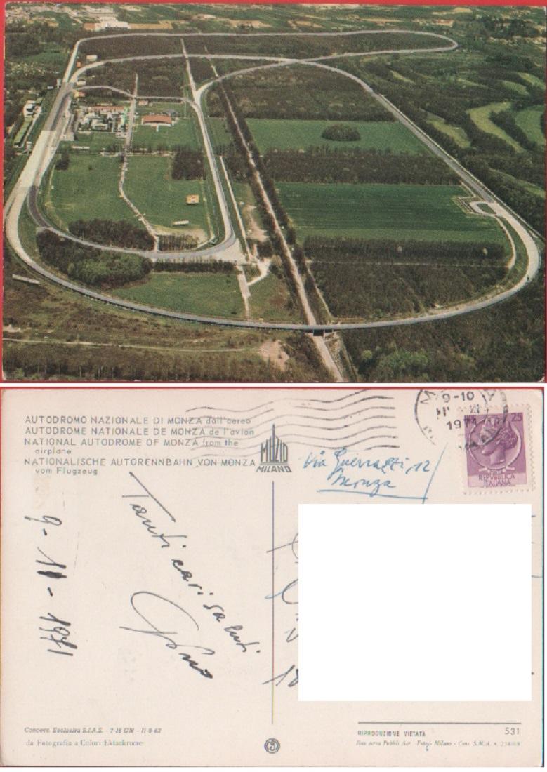 Autodromo Nazionale di Monza. Viaggiata 1971