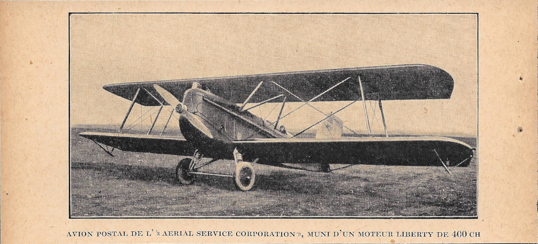 Avion postal de l'Aerial Service Corporation - Immagine 1929