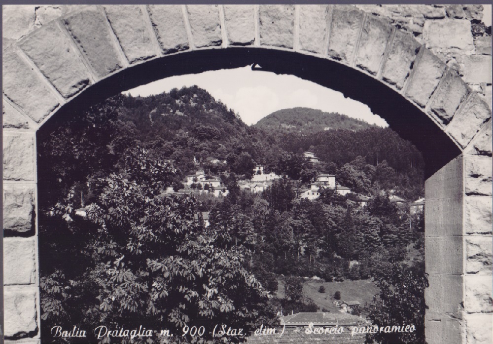 Badia Prataglia (AR). Scorcio Panoramico. Non viaggiata