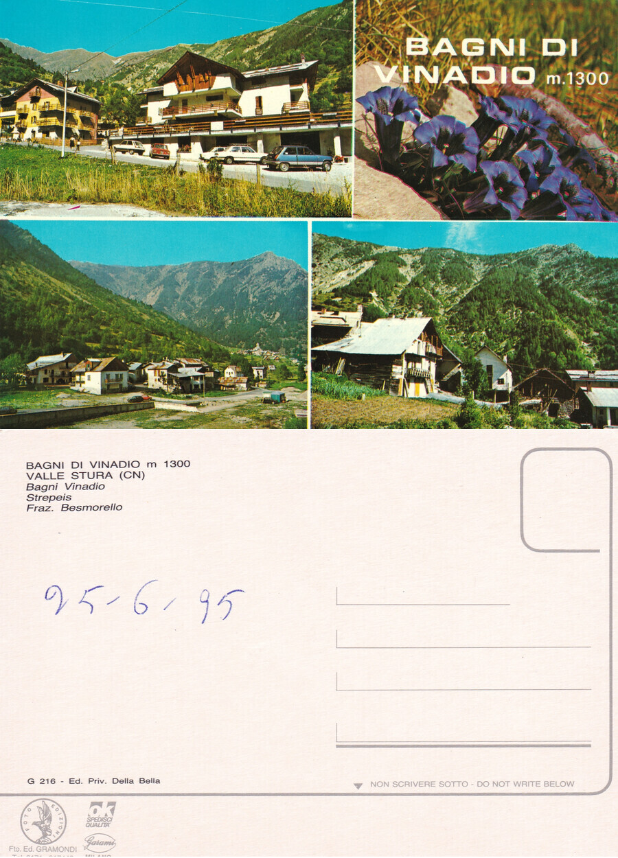 Bagni di Vinadio (CN). Non viaggiata