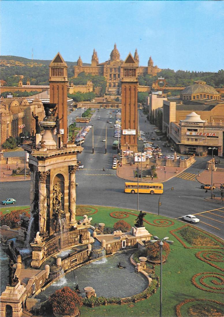 Barcelona. Plaza de Espana. Non viaggiata