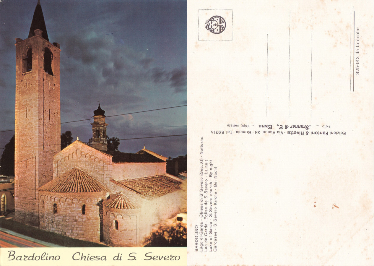Bardolino (VR). Chiesa di S. Severo. Non viaggiata