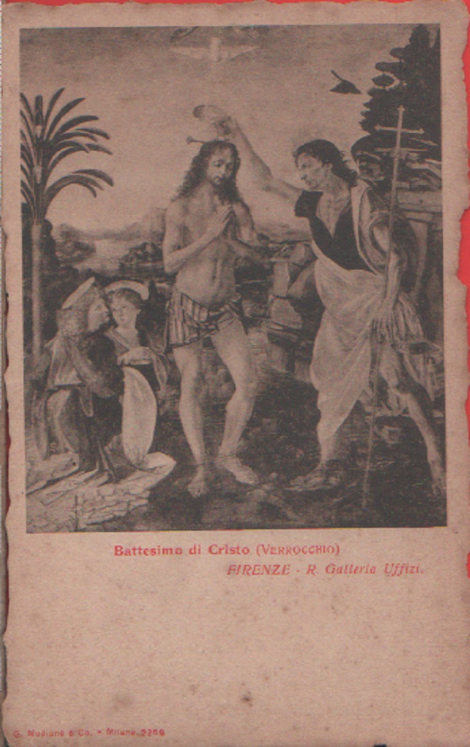 Battesimo di Cristo (Verrocchio) - Non viaggiata