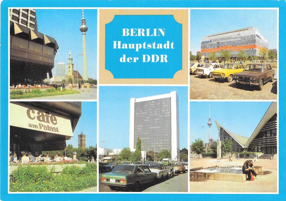 Berlino Haupstadt der DDR. Cinque vedute. Non viaggiata