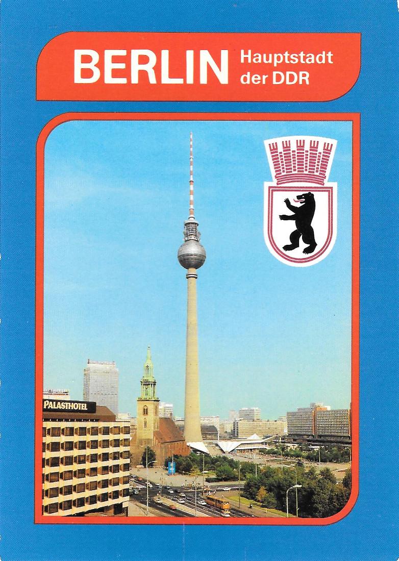 Berlino Haupstadt der DDR. Stadtzentrum. Non viaggiata