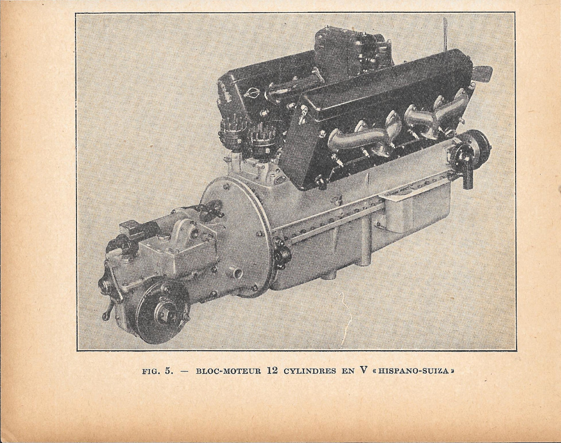 Bloc Moteur 12 Cylindres en V Hispano-Suiza - Immagine 1933