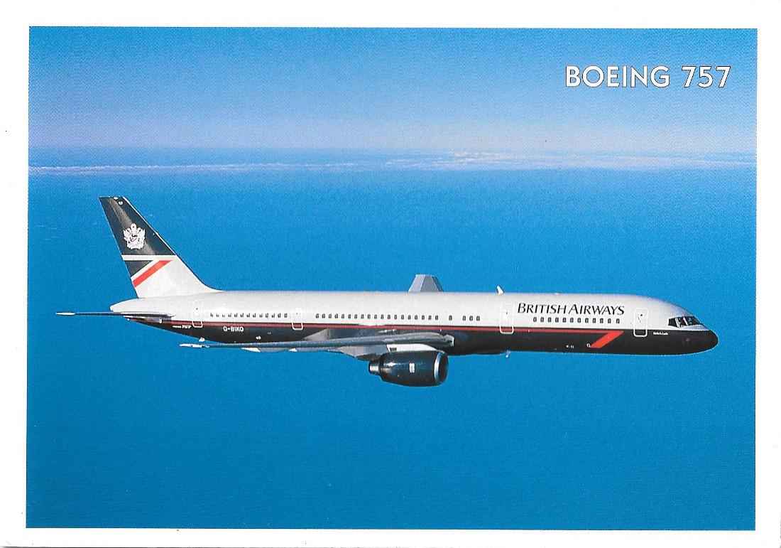 Boeing 757. British Airways. Non viaggiata