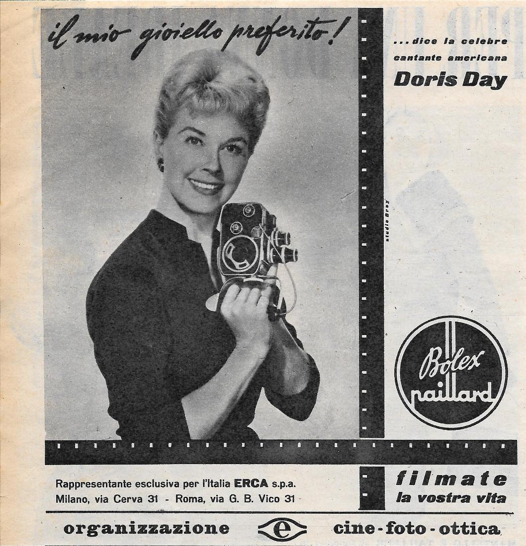 Bolex Paillard. Advertising 1956