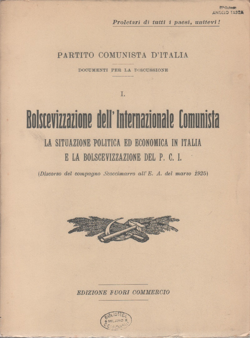 Bolscevizzazione dell'internazionale comunista
