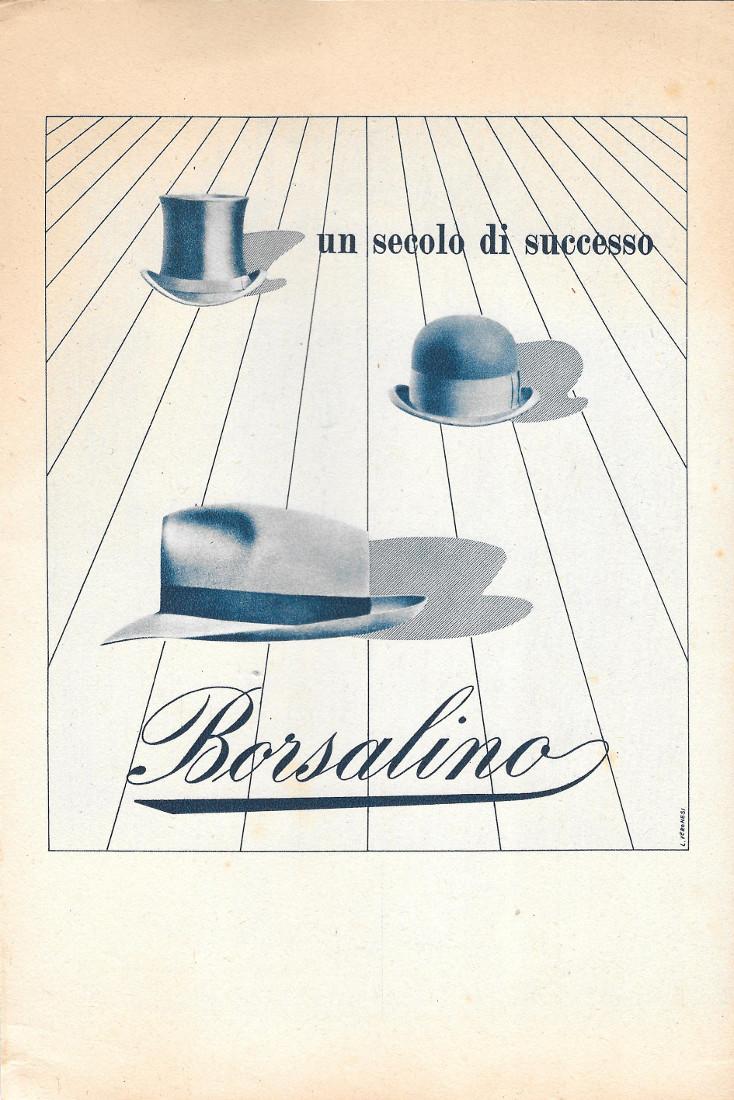 Borsalino / Italstrade. Advertising 1947