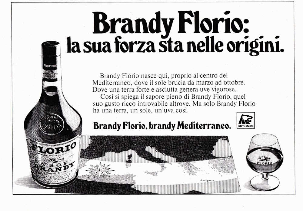 Brandy Florio la sua forza sta nelle origini. Advertising 1977