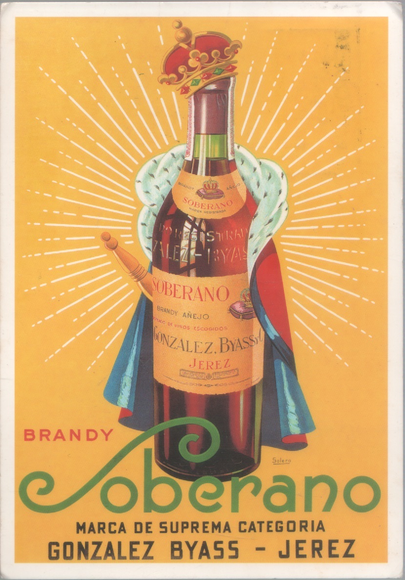 Brandy Soberano (riproduzione manifesto pubblicitario). Viaggiata 2003