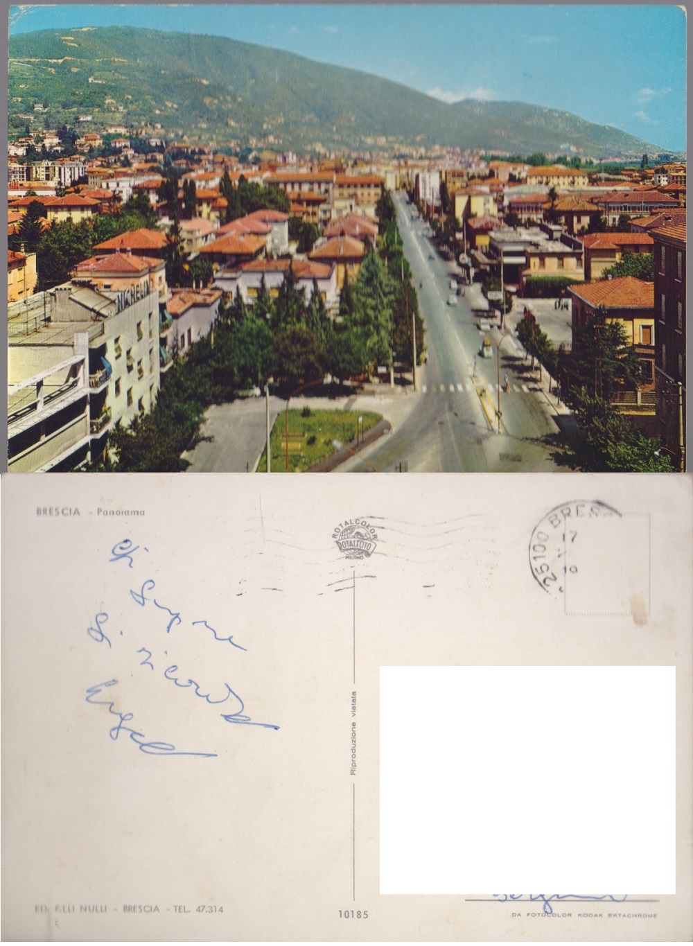 Brescia. Panorama Viaggiata