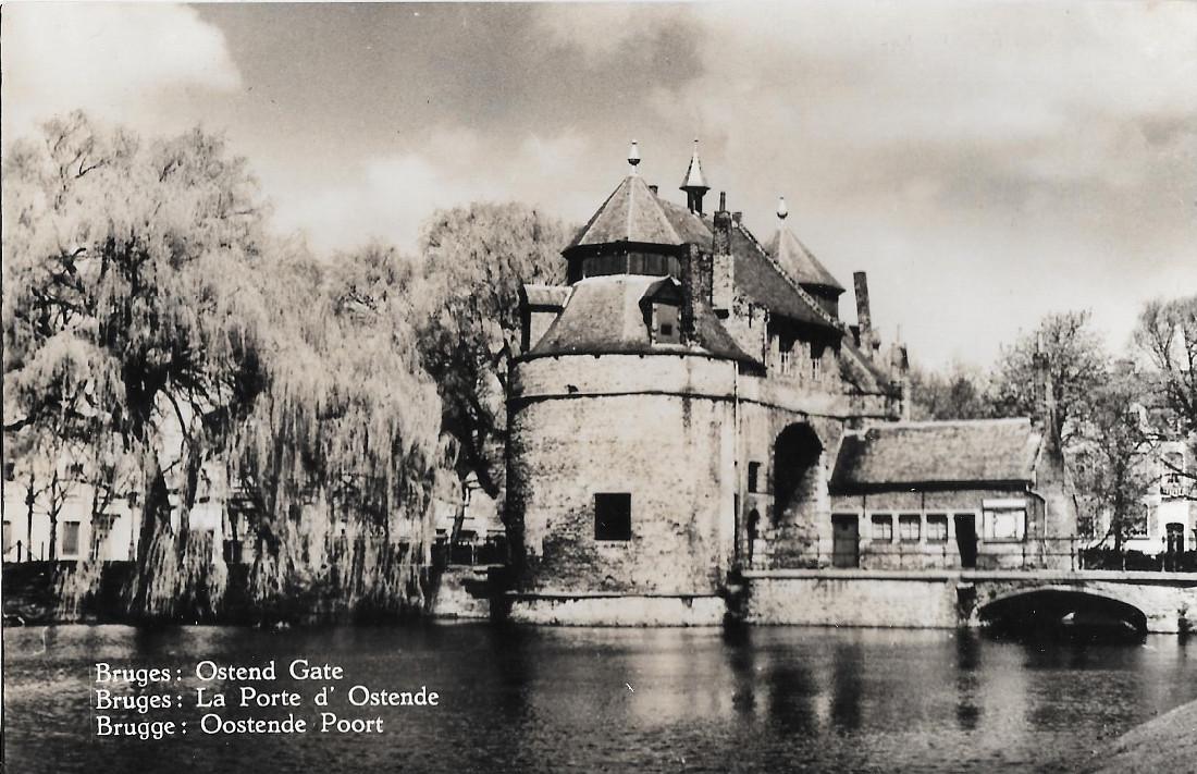 Bruges (BEL). La porte d'Ostende. Non viaggiata, originale