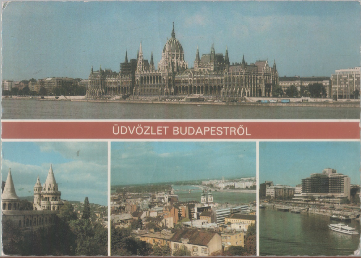 Budapest. Vedute. Viaggiata 1984
