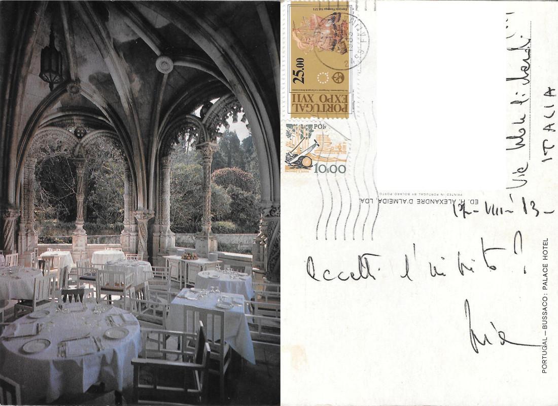 Bussaco (POR). Palace Hotel. Viaggiata 1983