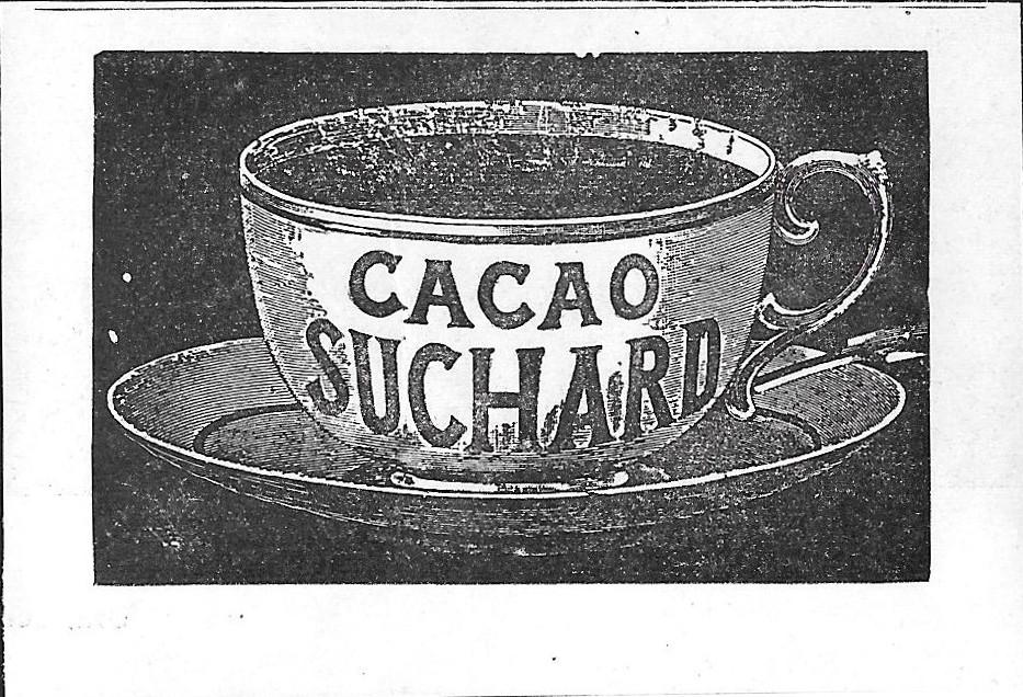Cacao Suchard. Advertising 1901