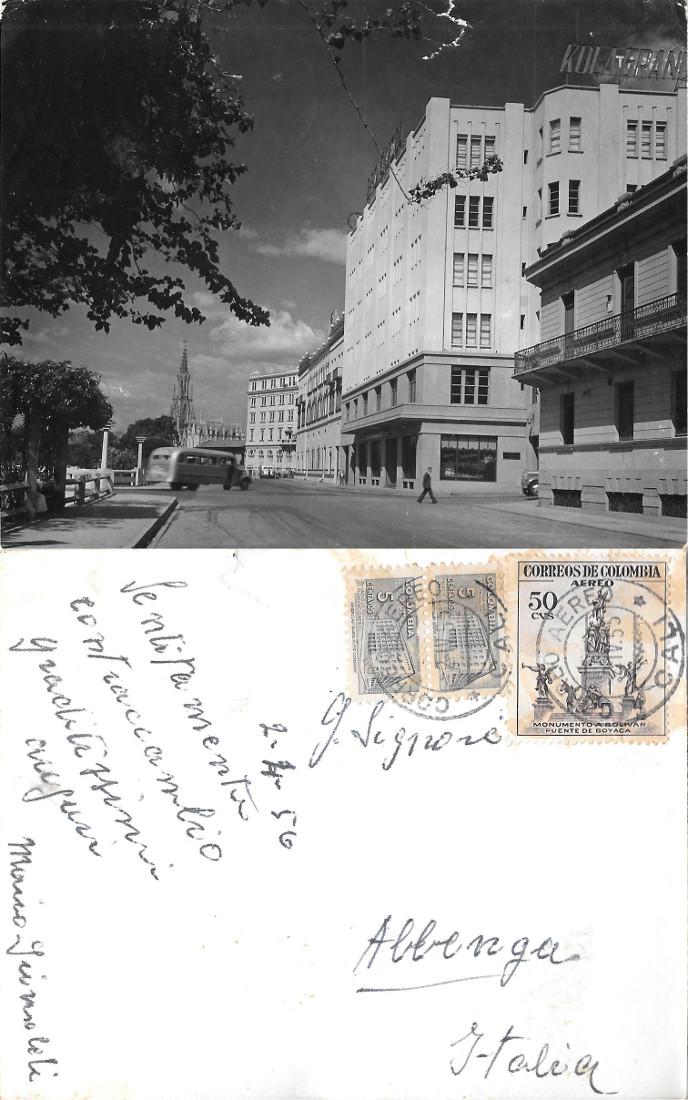 Calì (?). Colombia. Viaggiata 1956
