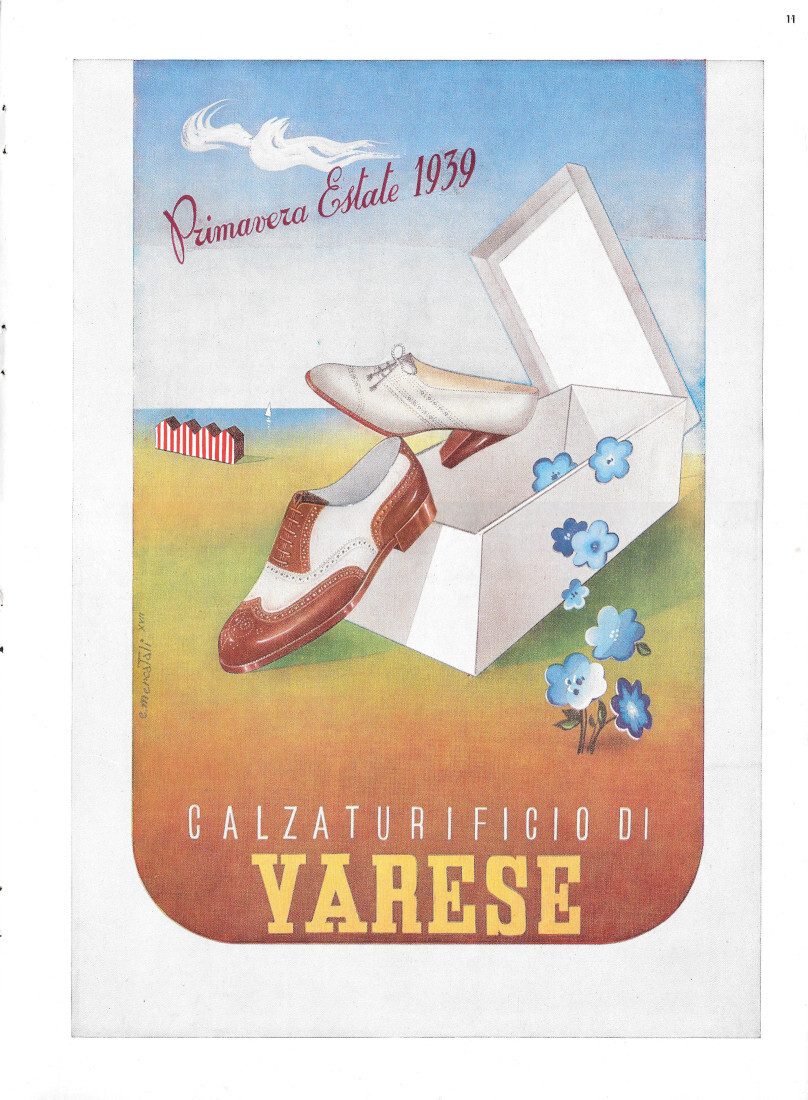 Calzaturificio di Varese (ill. Mercatali) - Advertising 1939