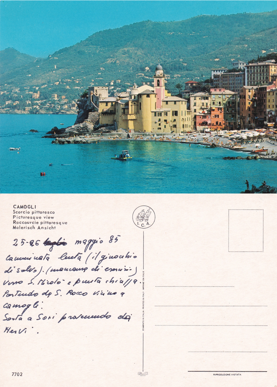 Camogli (GE). Scorcio pittoresco. Non viaggiata