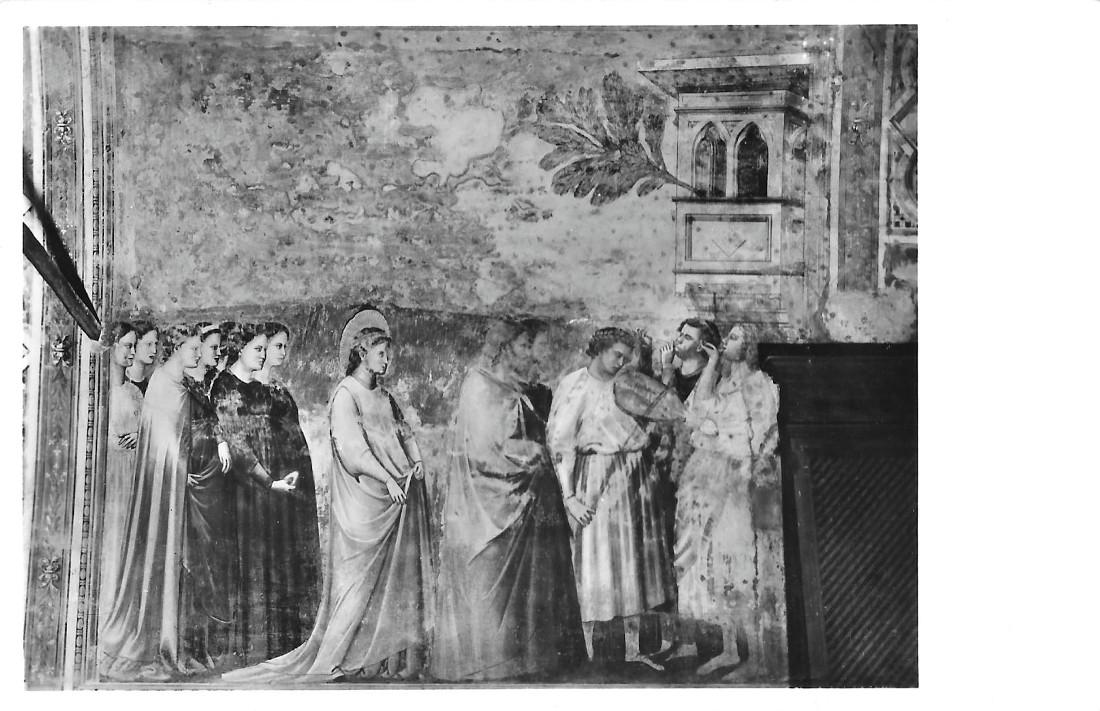 Cappella degli Scrovegni (PD). Il ritorno della Vergine (Giotto). Non …