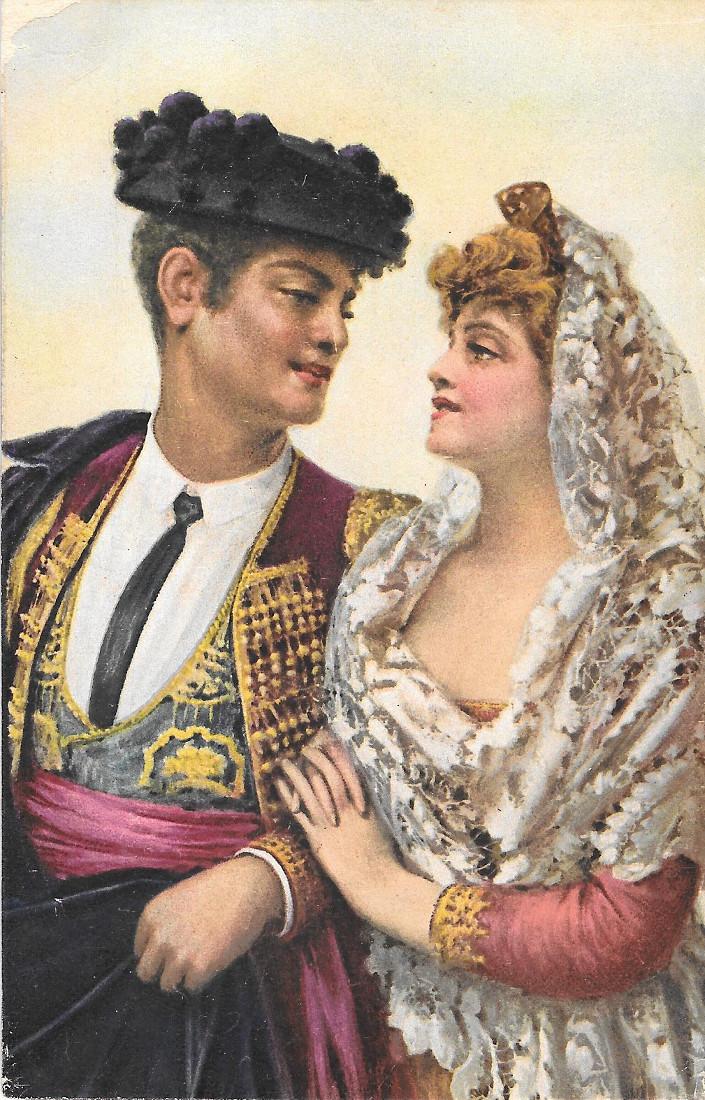 Carmen. Ill. F. Blanc. Non viaggiata, originale