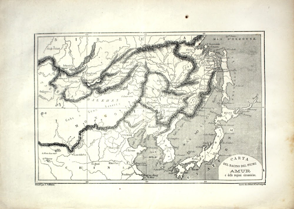 Carta del bacino del fiume Amur e dell regioni circonvicine. …