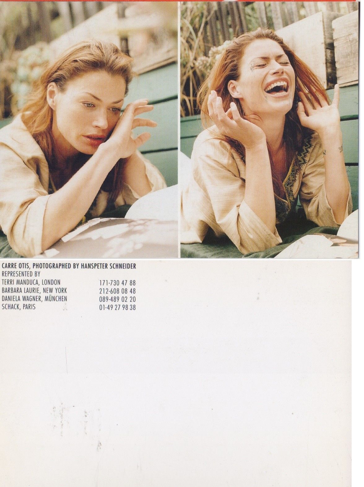 Cartolina - Carre Otis photographed by Hanspeter Schneider