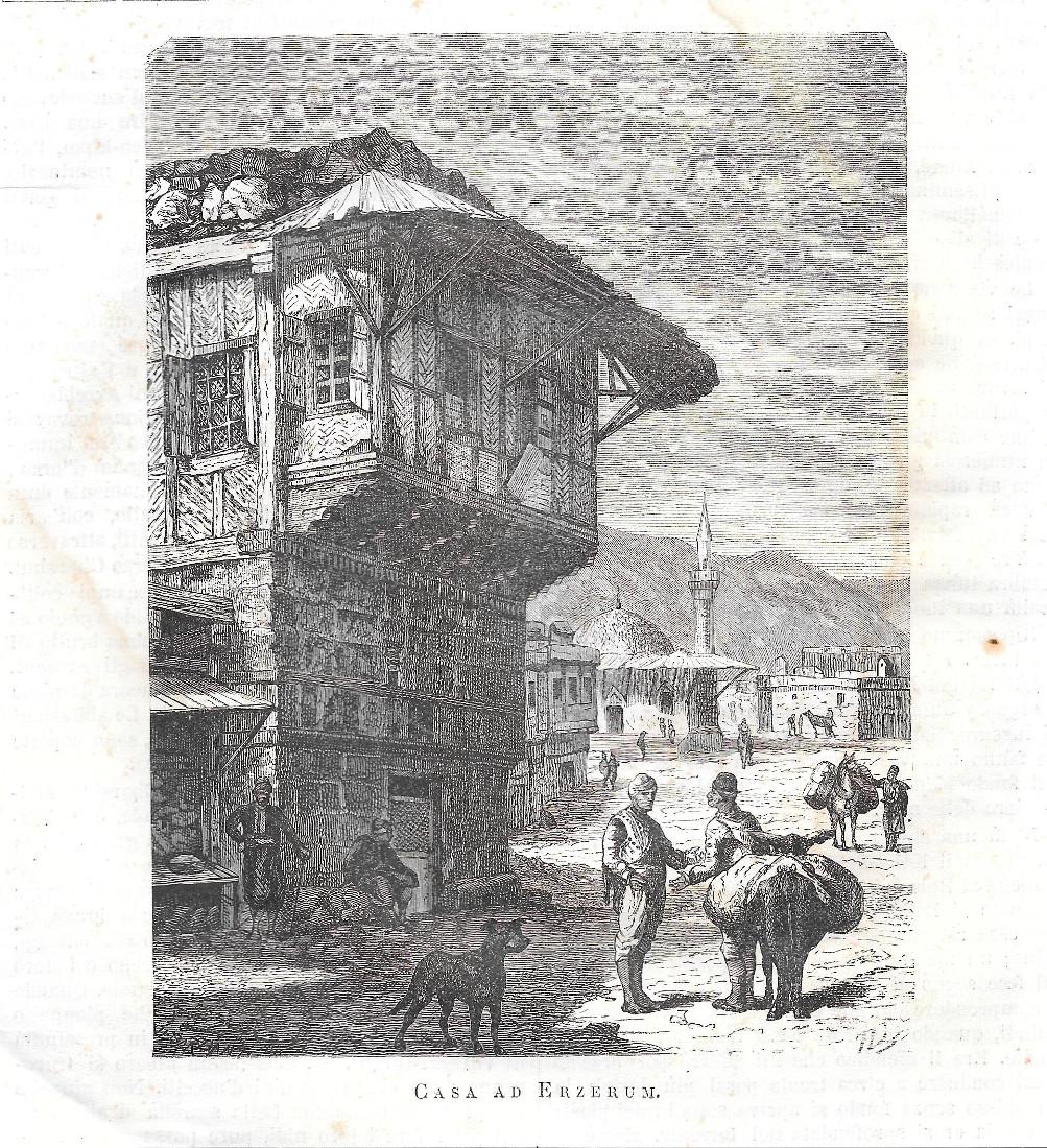 Casa ad Erzurum. Stampa 1877