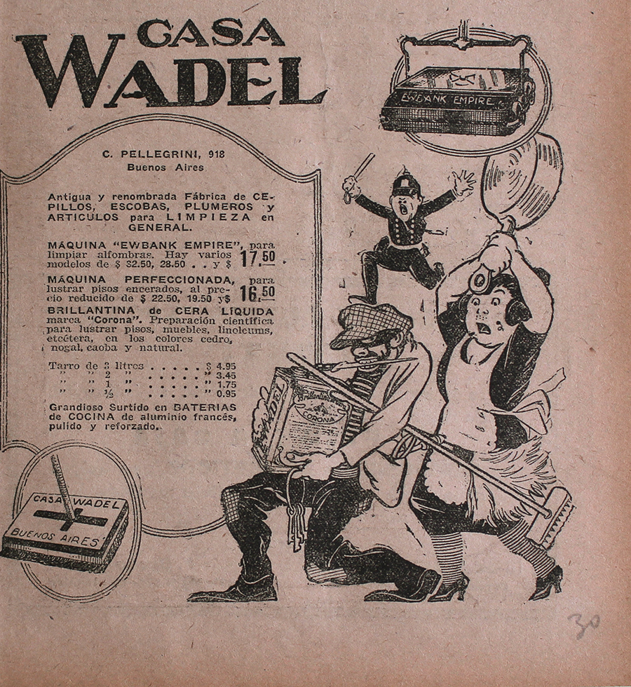 Casa Wadel Buenos Ayres - Advertising 1922