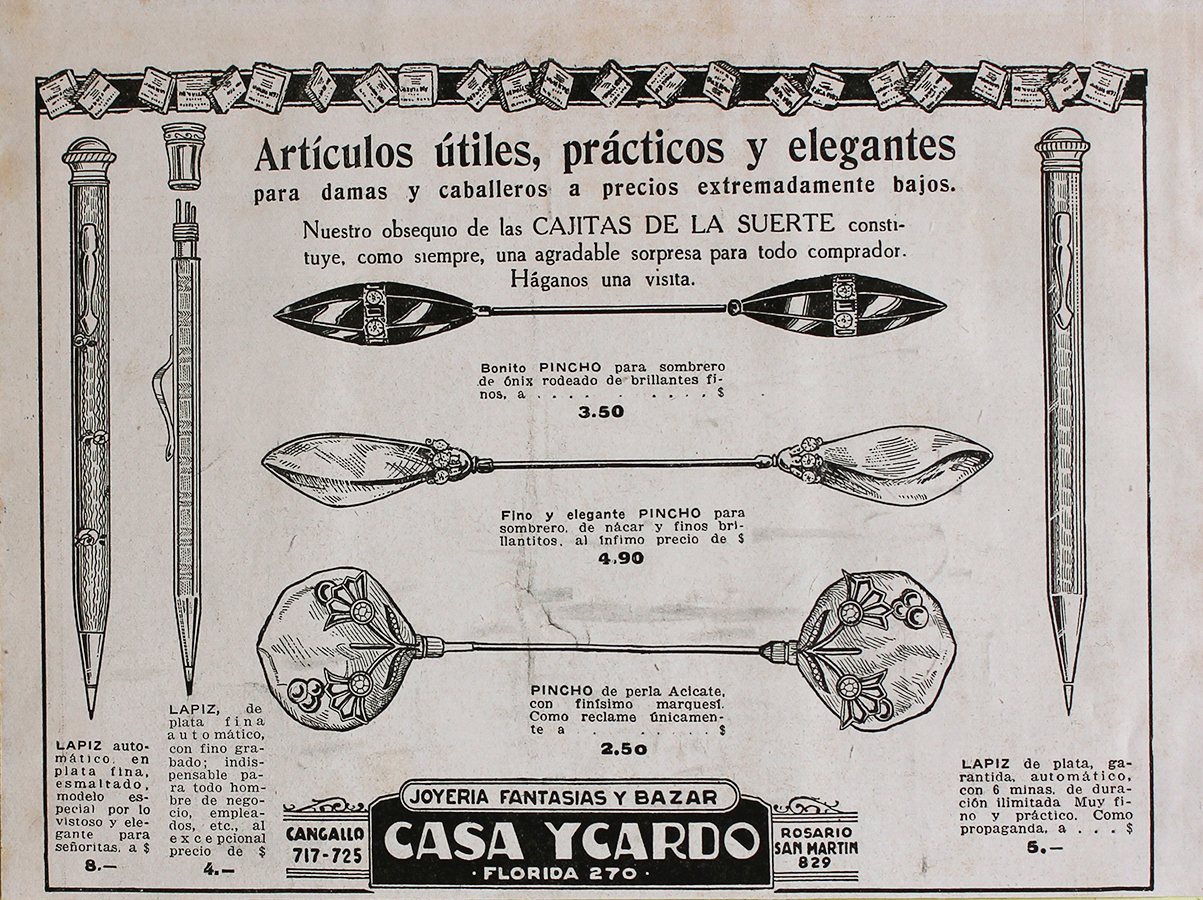 Casa Ycardo. Articulos utiles, practicos y elegantes - Advertising 1922