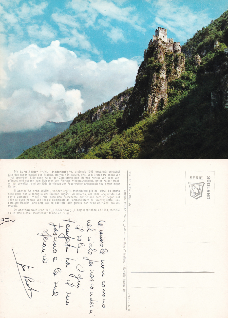 Castel Salorno. Non viaggiata