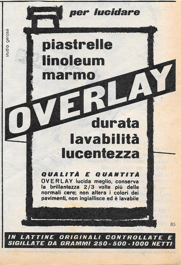 Cera Overlay. Advertising 1956