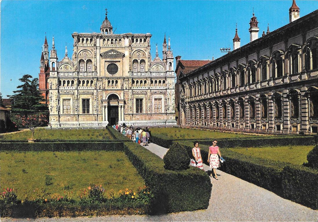Certosa di Pavia. La Facciata e il Museo. Non viaggiata