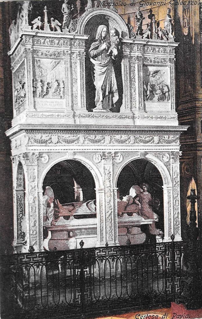 Certosa di Pavia. Monumento funebre di G.G. Visconti. Non viaggiata