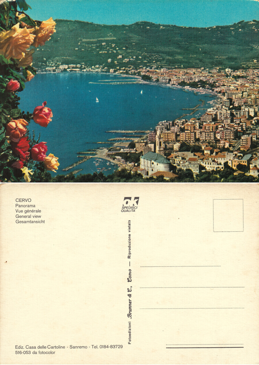 Cervo (IM). Panorama. Non viaggiata