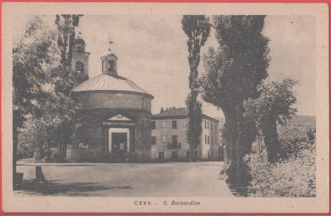 Ceva (CN). S. Bernardino. Non viaggiata. Originale 1942