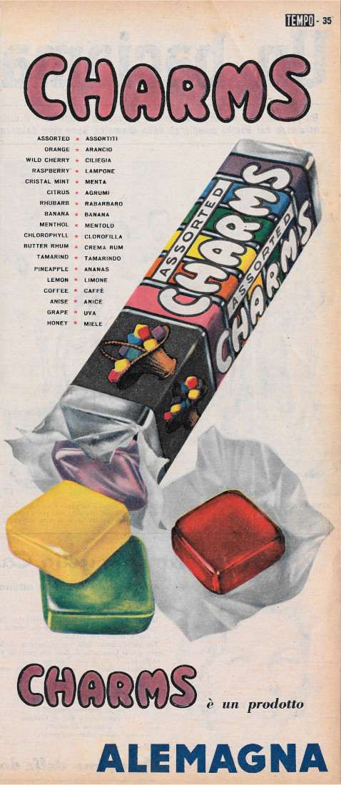 Charms Alemagna - Advertising 1956