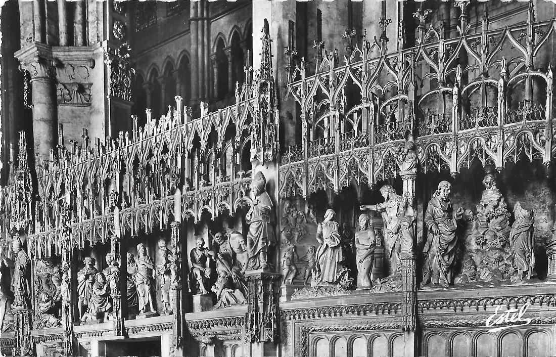 Chartres. La Cathédrale. Détails du Tour du Choeur. Non viaggiata