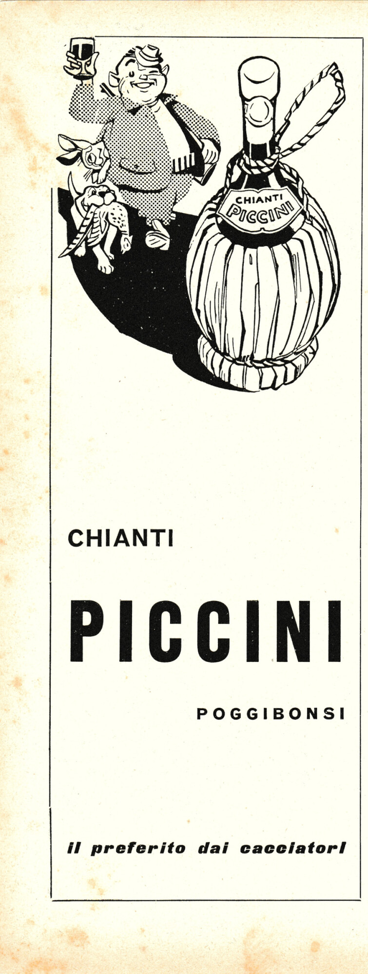 Chianti Piccini, Poggibonsi. Advertising 1965