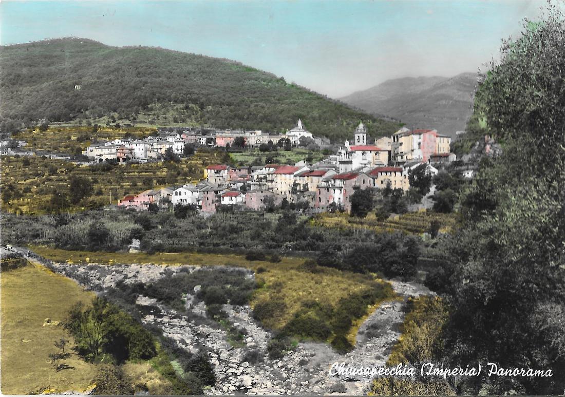 Chiusavecchia (IM). Panorama. Colorata. Non viaggiata