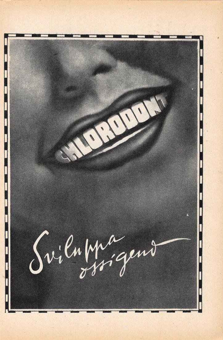 Chlorodont sviluppa ossigeno / Vini Luigi Calissano e figli. Advertising …